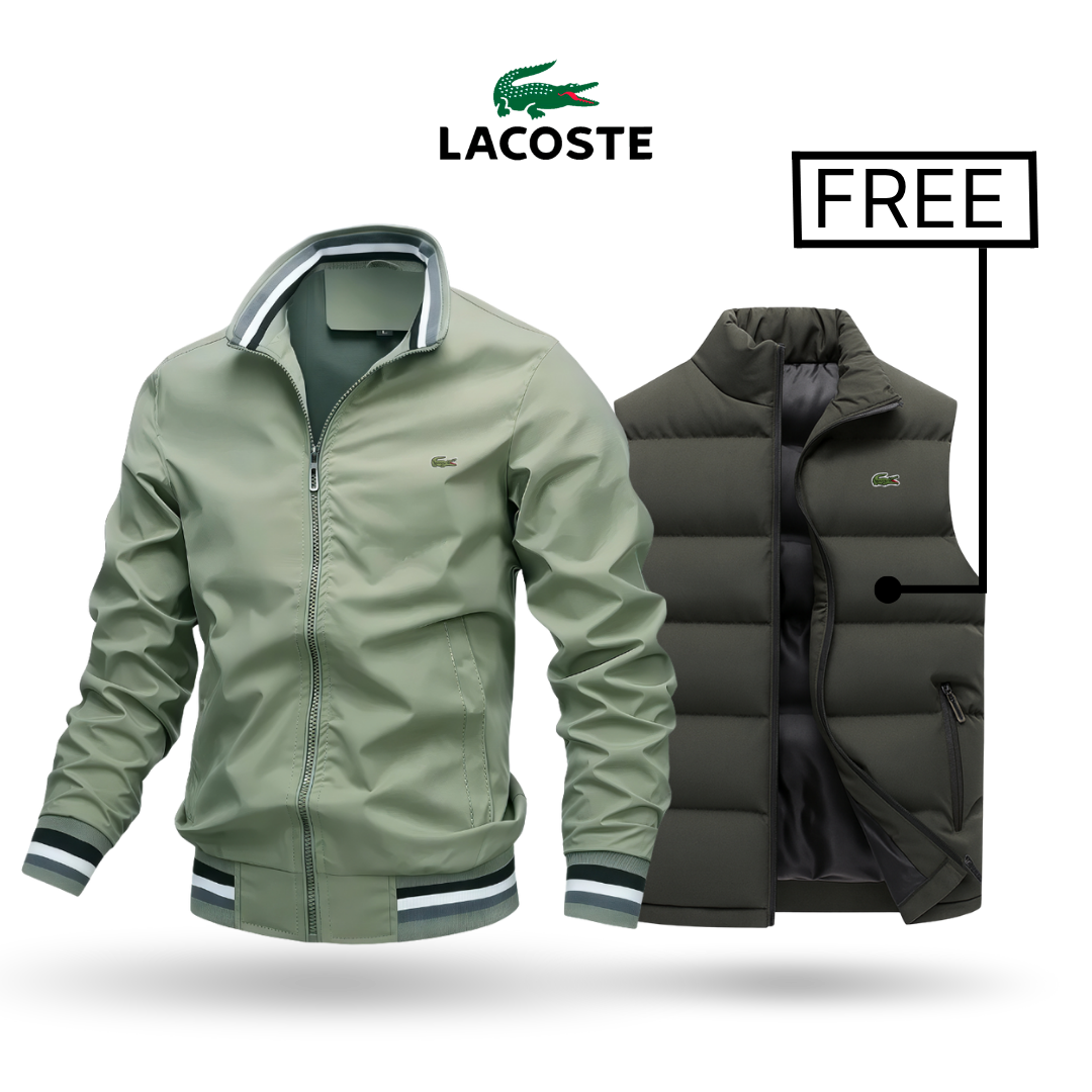Lacoste Heritage - Waterproof Jacket + Ѕtуluѕ Vеѕt FRЕЕ