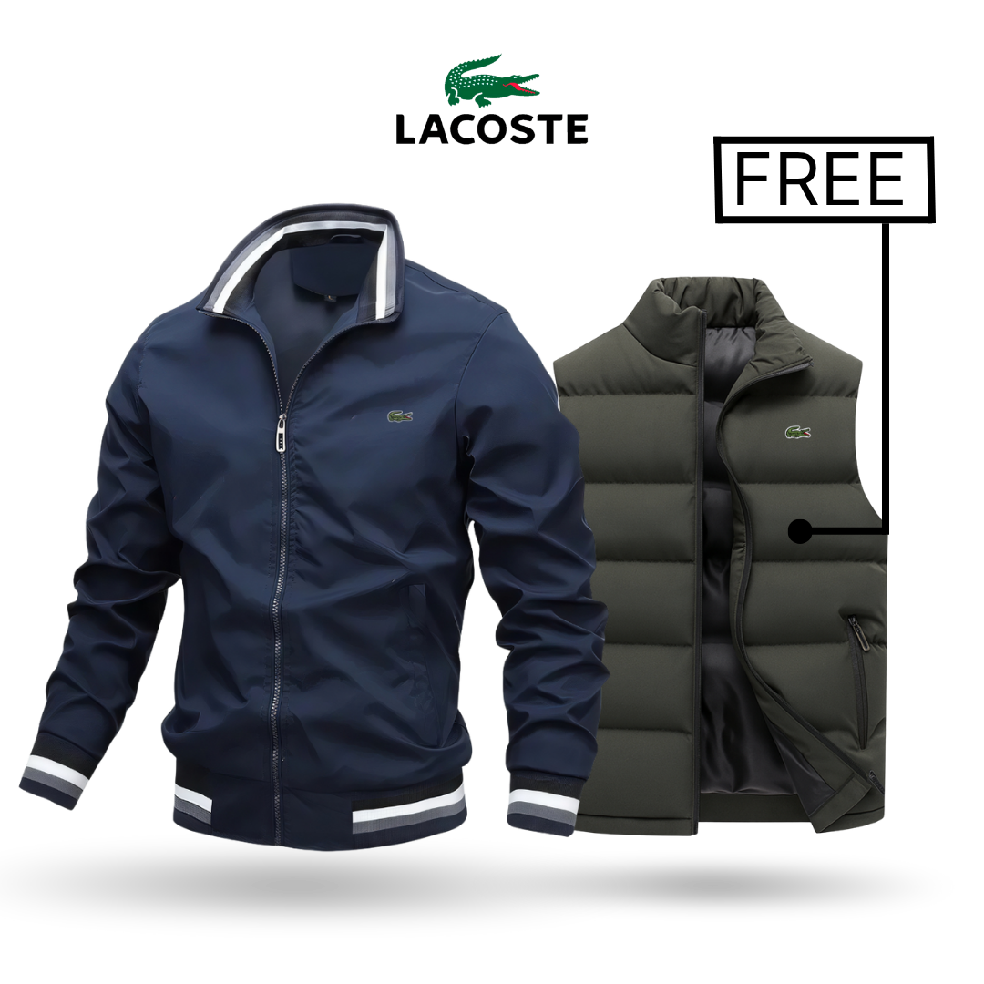 Lacoste Heritage - Waterproof Jacket + Ѕtуluѕ Vеѕt FRЕЕ