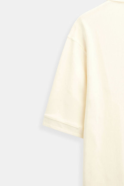 Woolen Structure Polo T-Shirt